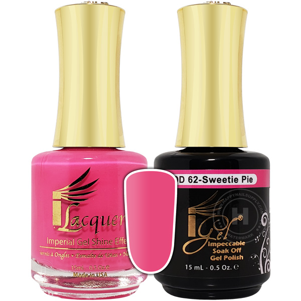 iGel Sweetie Pie 0.5oz DD62 (Soak Off Gel Polish + Matching Nail