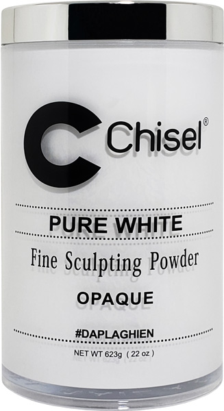 Chisel Acrylic Fine Sculpting Powder - Pure White (Opaque) 22oz